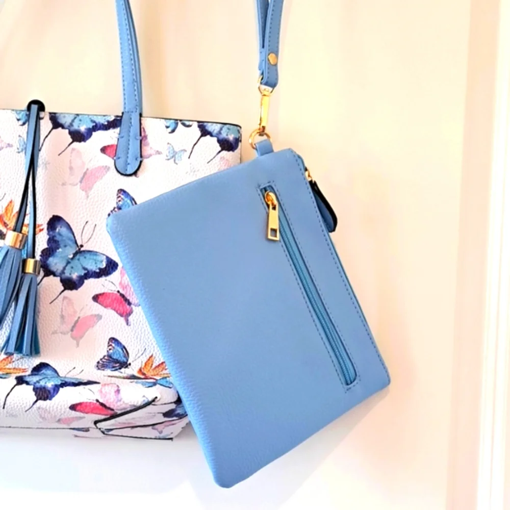I M Heart tote with wristlet